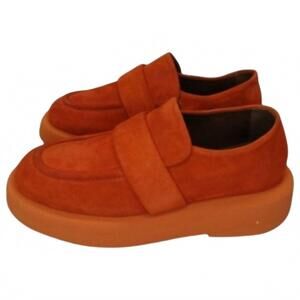 NEW MARSELL men's big chunky sole loafers in orange